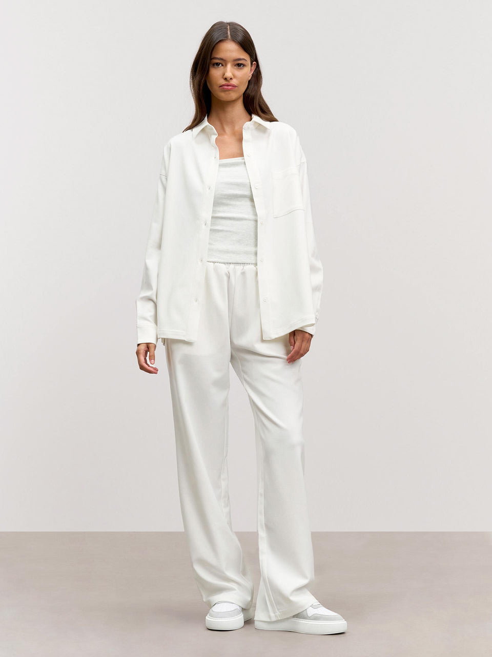 Womens Relaxed Shirt in White