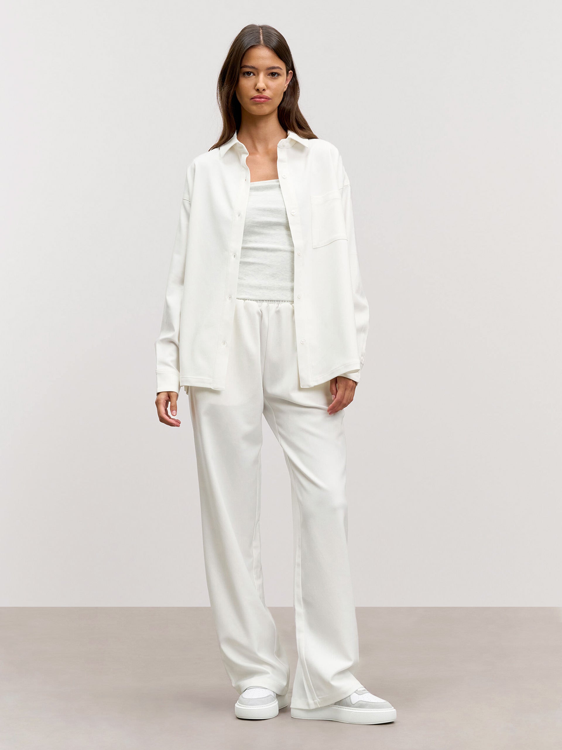 Womens Relaxed Shirt in White