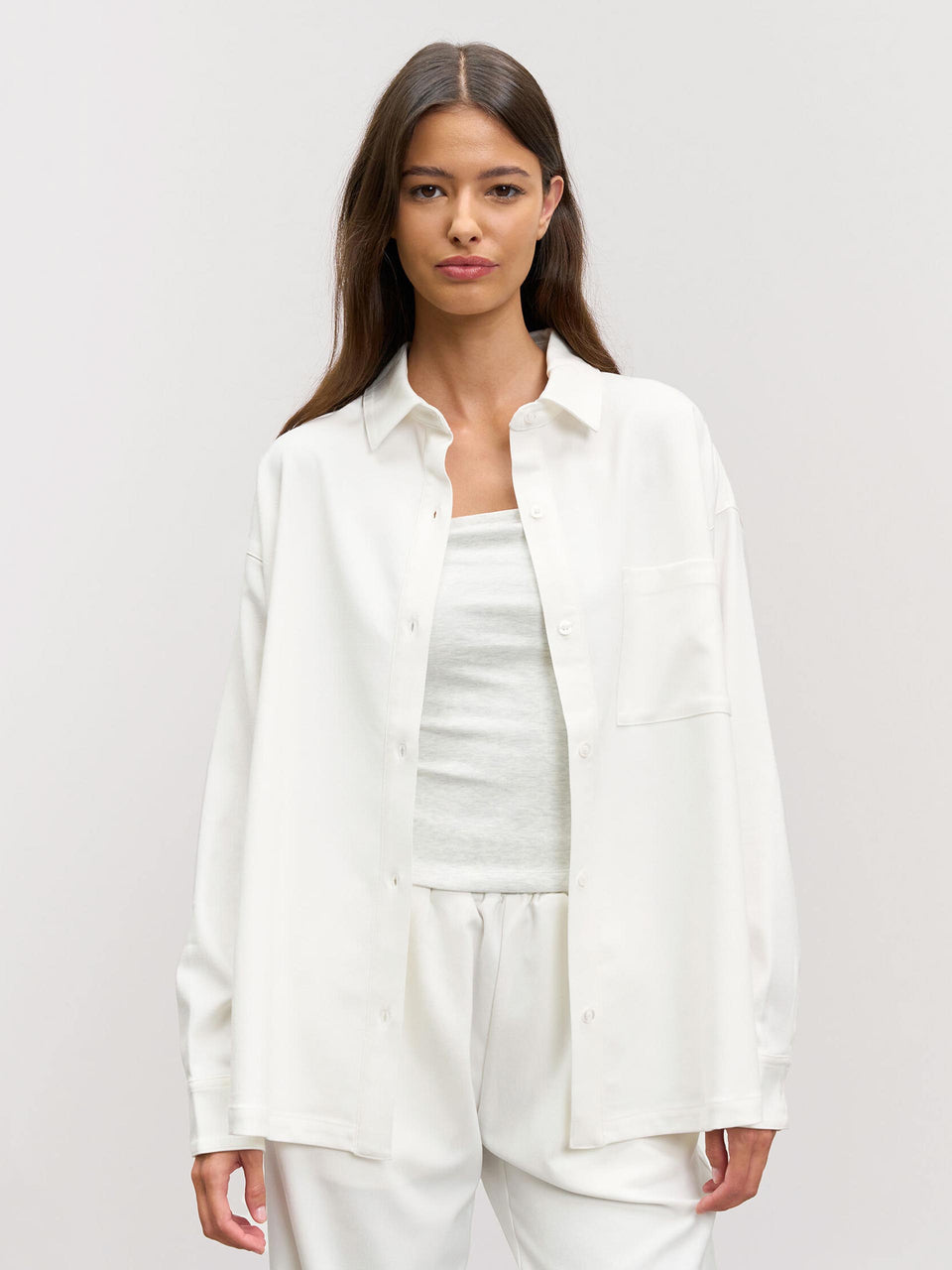 Womens Relaxed Shirt in White