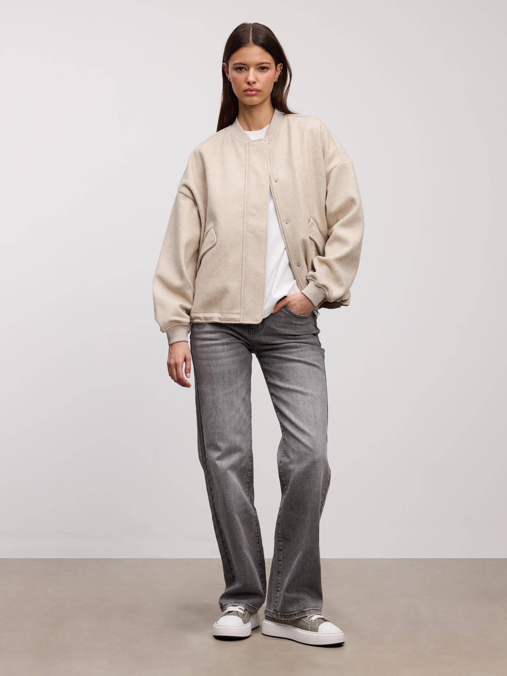 アパルトモン【ラネウス】KNITTED BOMBER JACKET アパルトモン【LANEUSラネウス】 KNITTED BOMBER JACKET