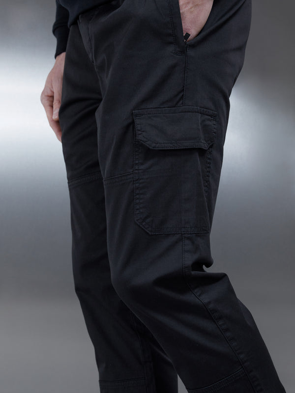 Worker Cargo Pant in Black