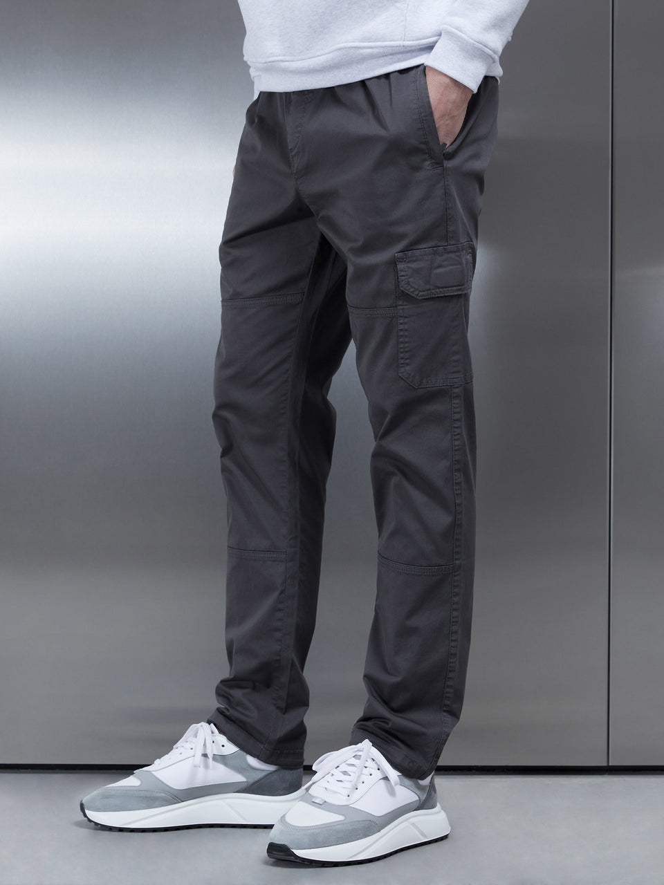 Worker Cargo Pant in Grey