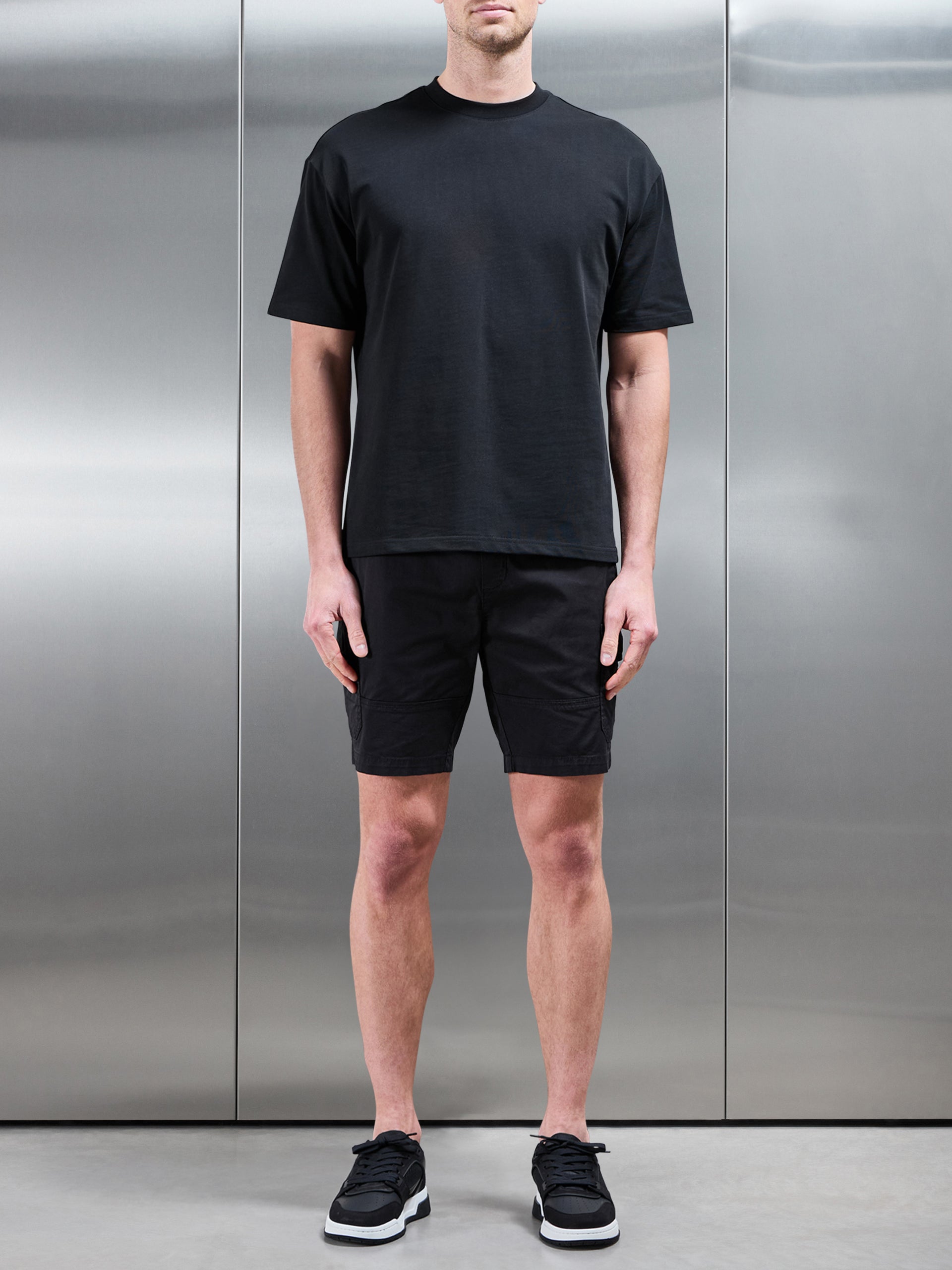 Worker Cargo Short in Black