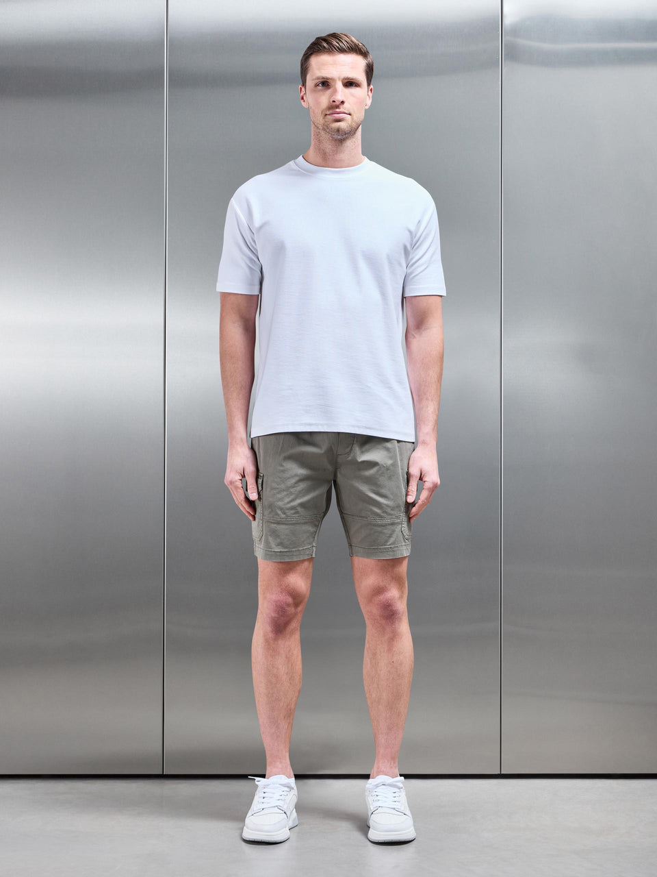 Worker Cargo Short in Olive