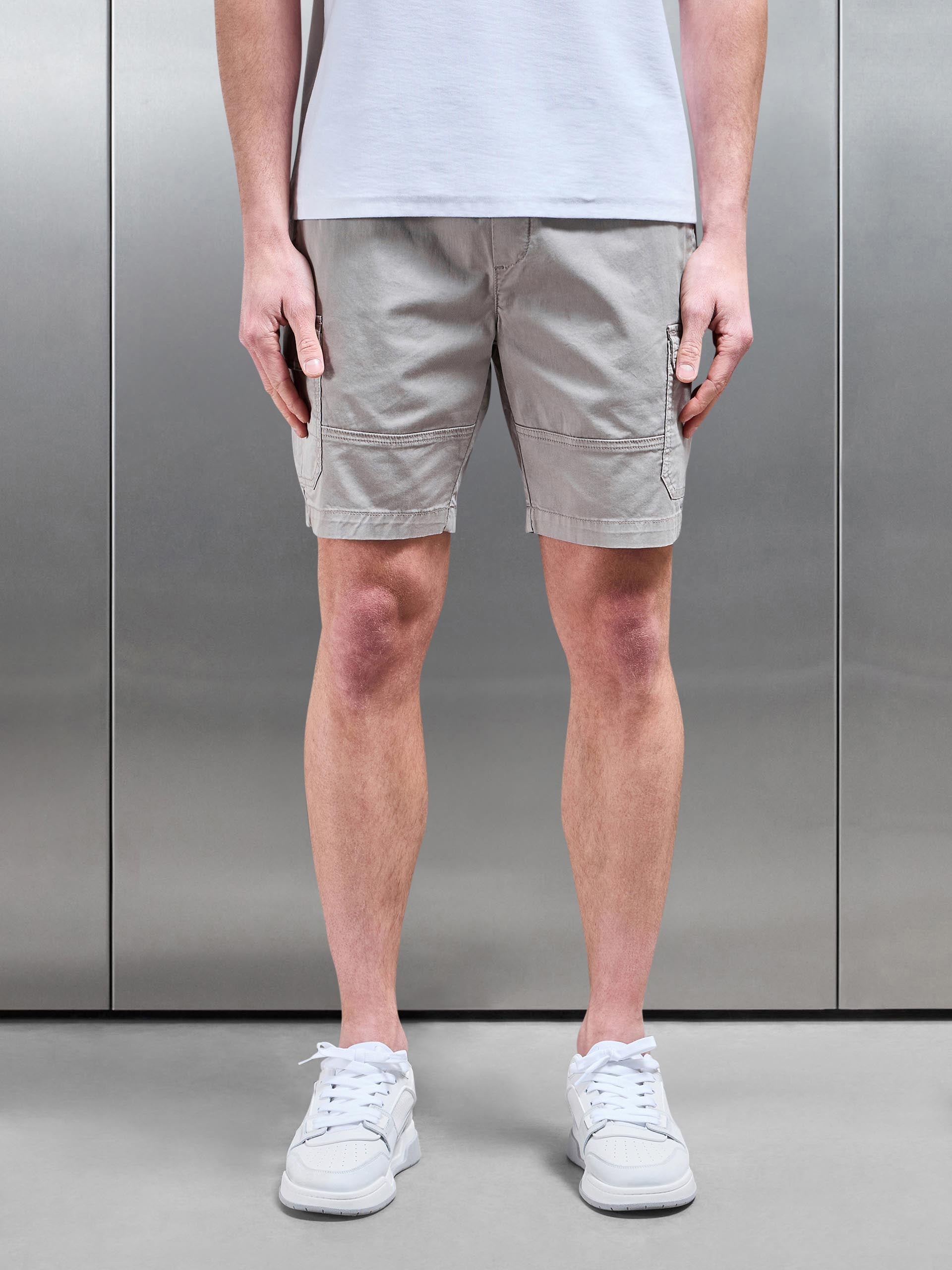 Worker Cargo Short in Stone