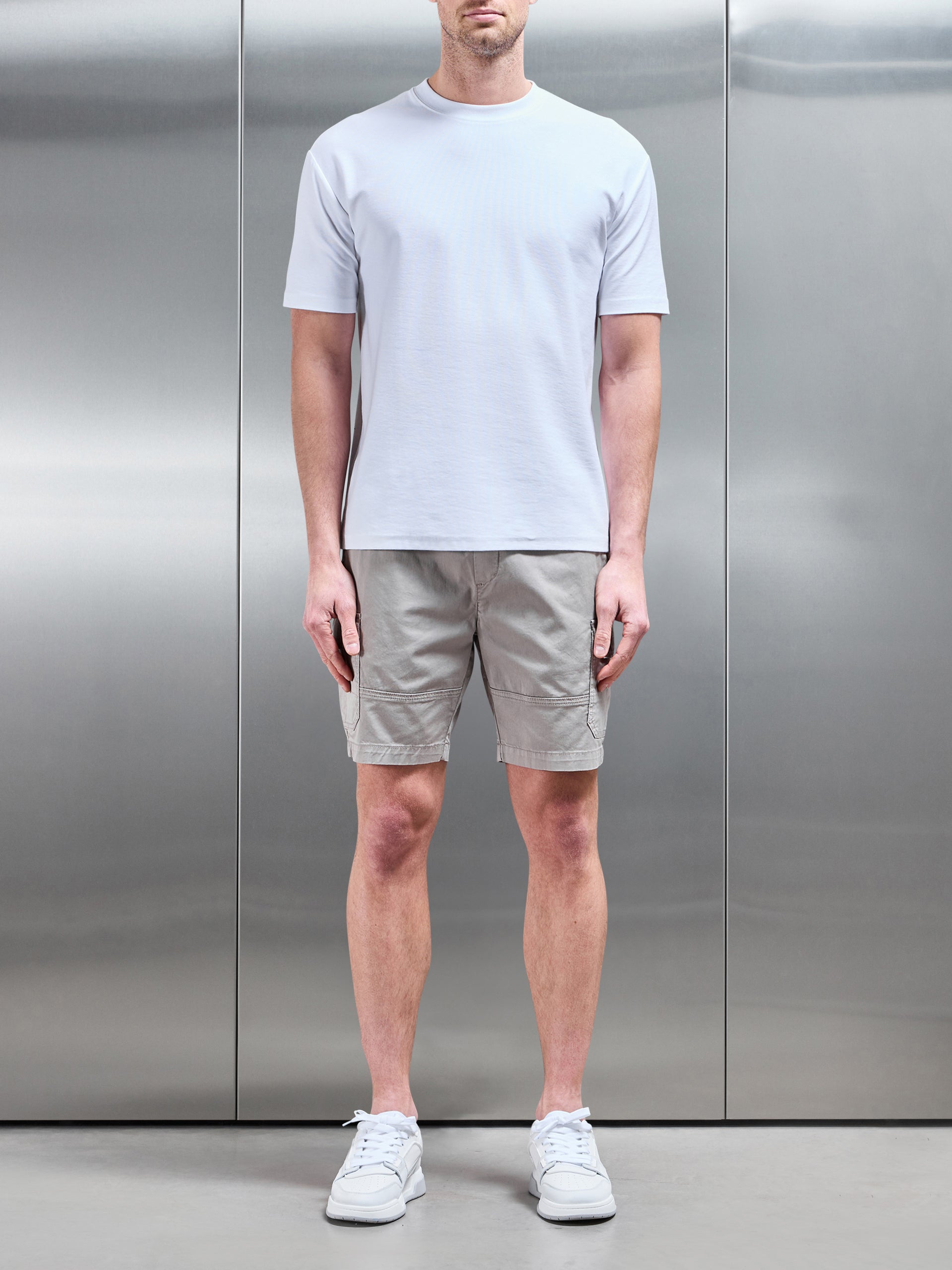 Worker Cargo Short in Stone