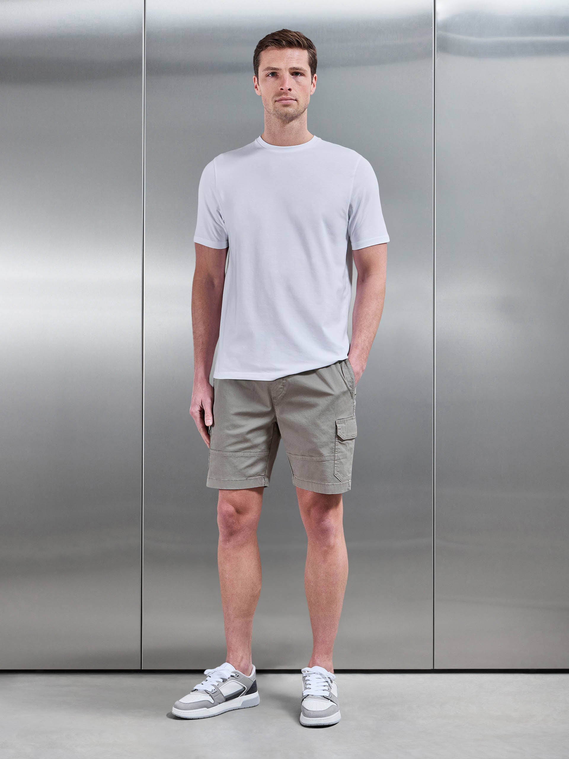 Worker Cargo Short in Stone