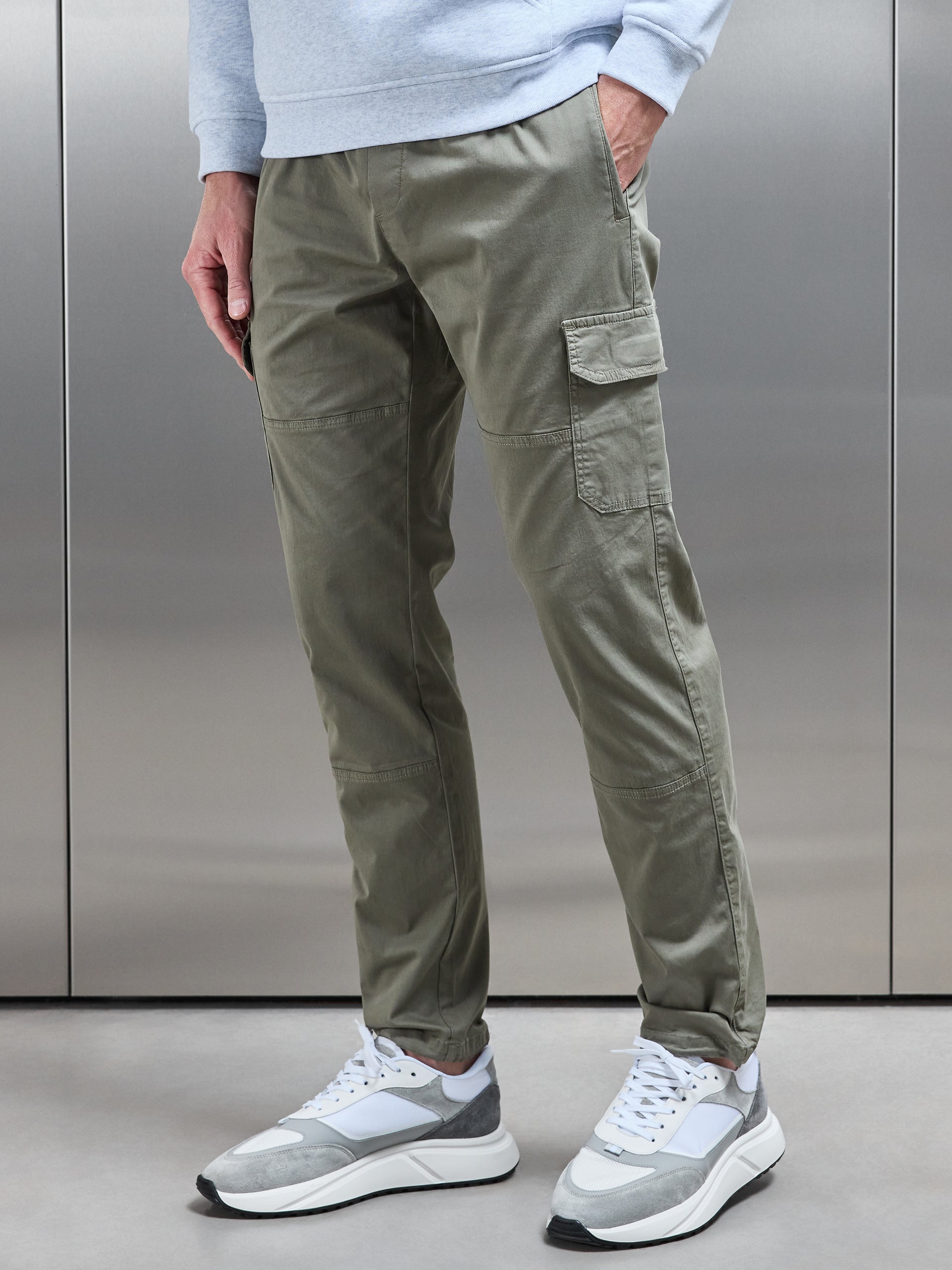 Worker Cargo Pant in Olive