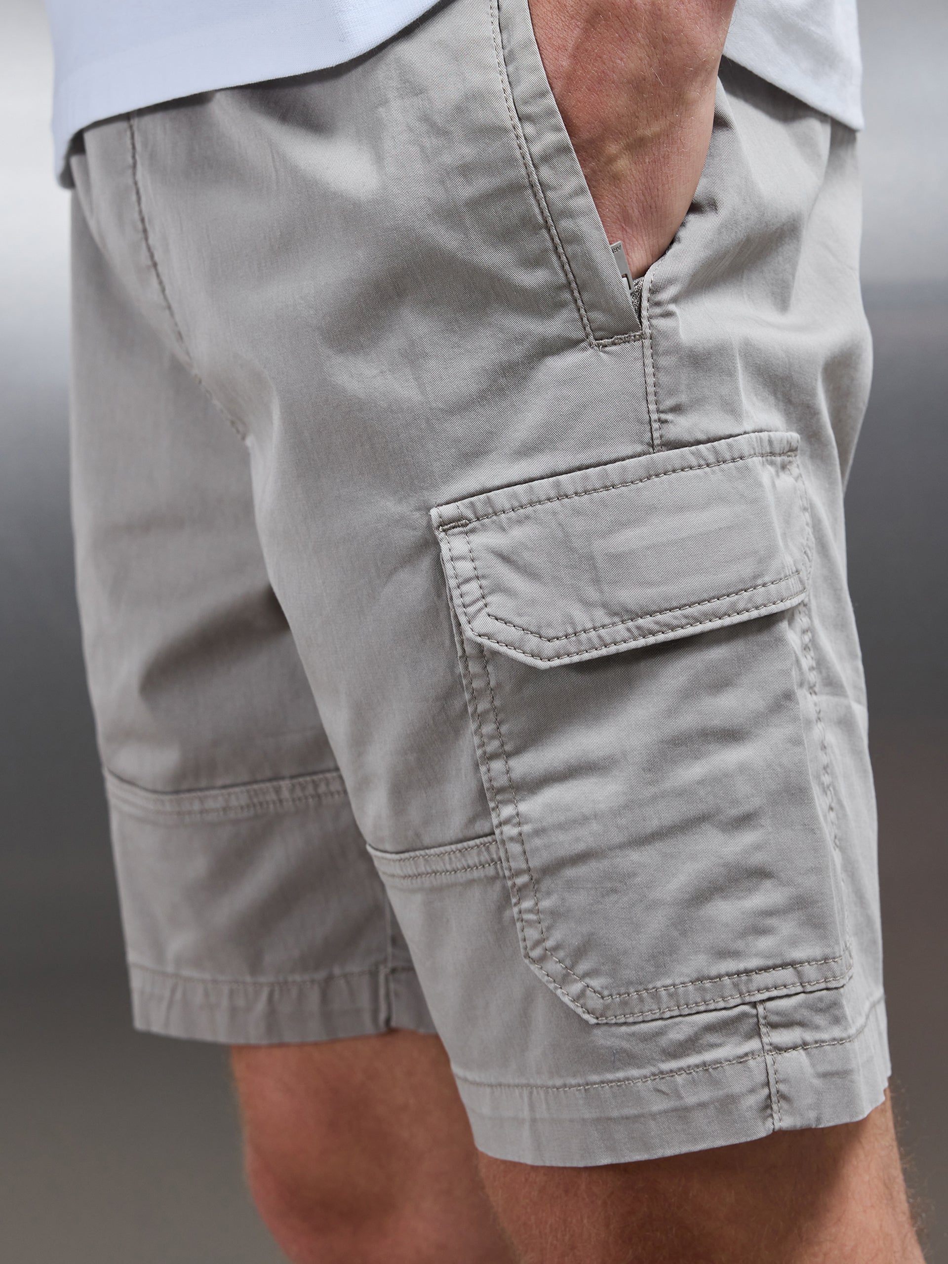 Worker Cargo Short in Stone