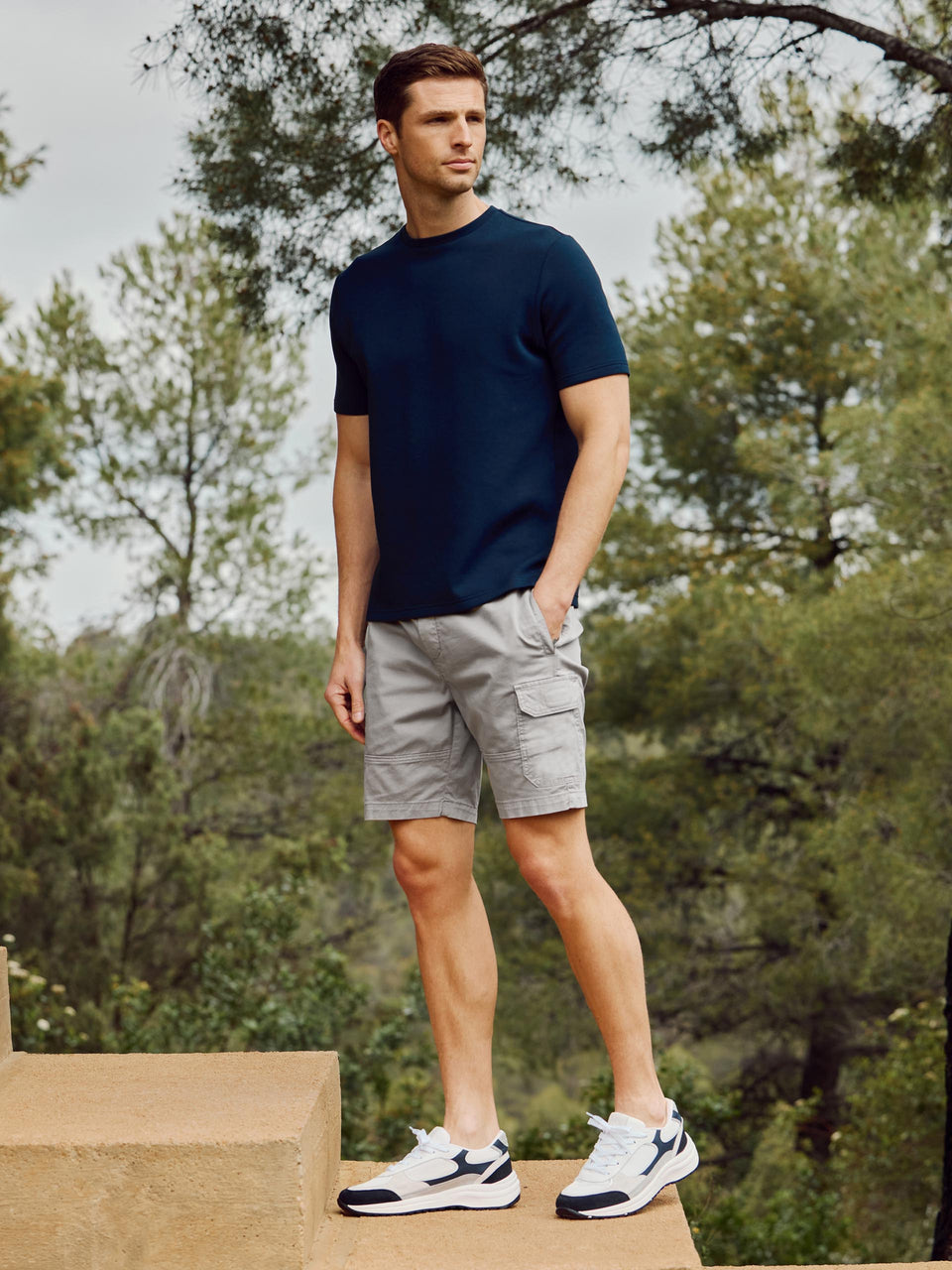Worker Cargo Short in Stone