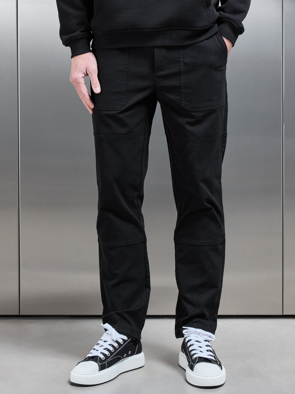 Worker Trouser in Black