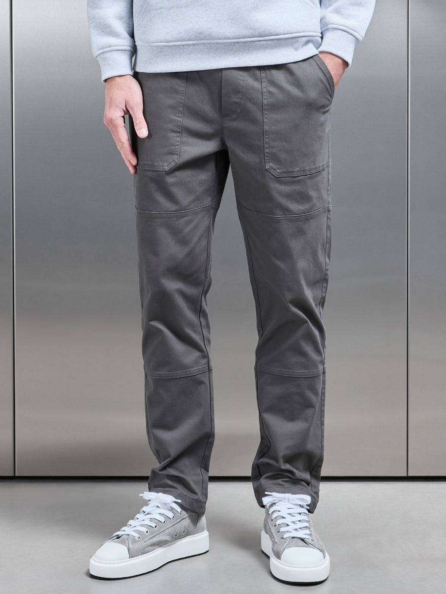 Worker Trouser in Grey