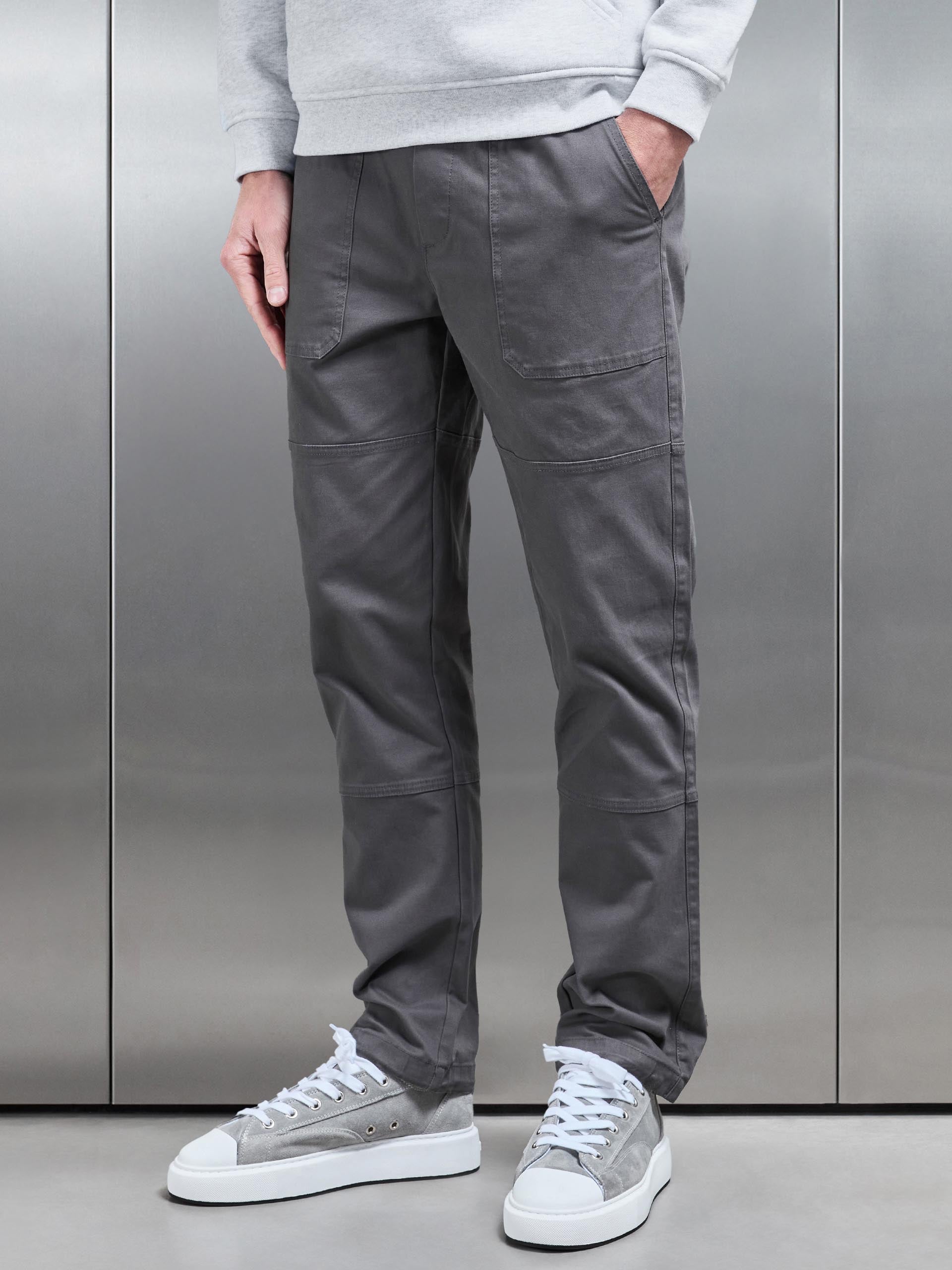 Worker Trouser in Grey