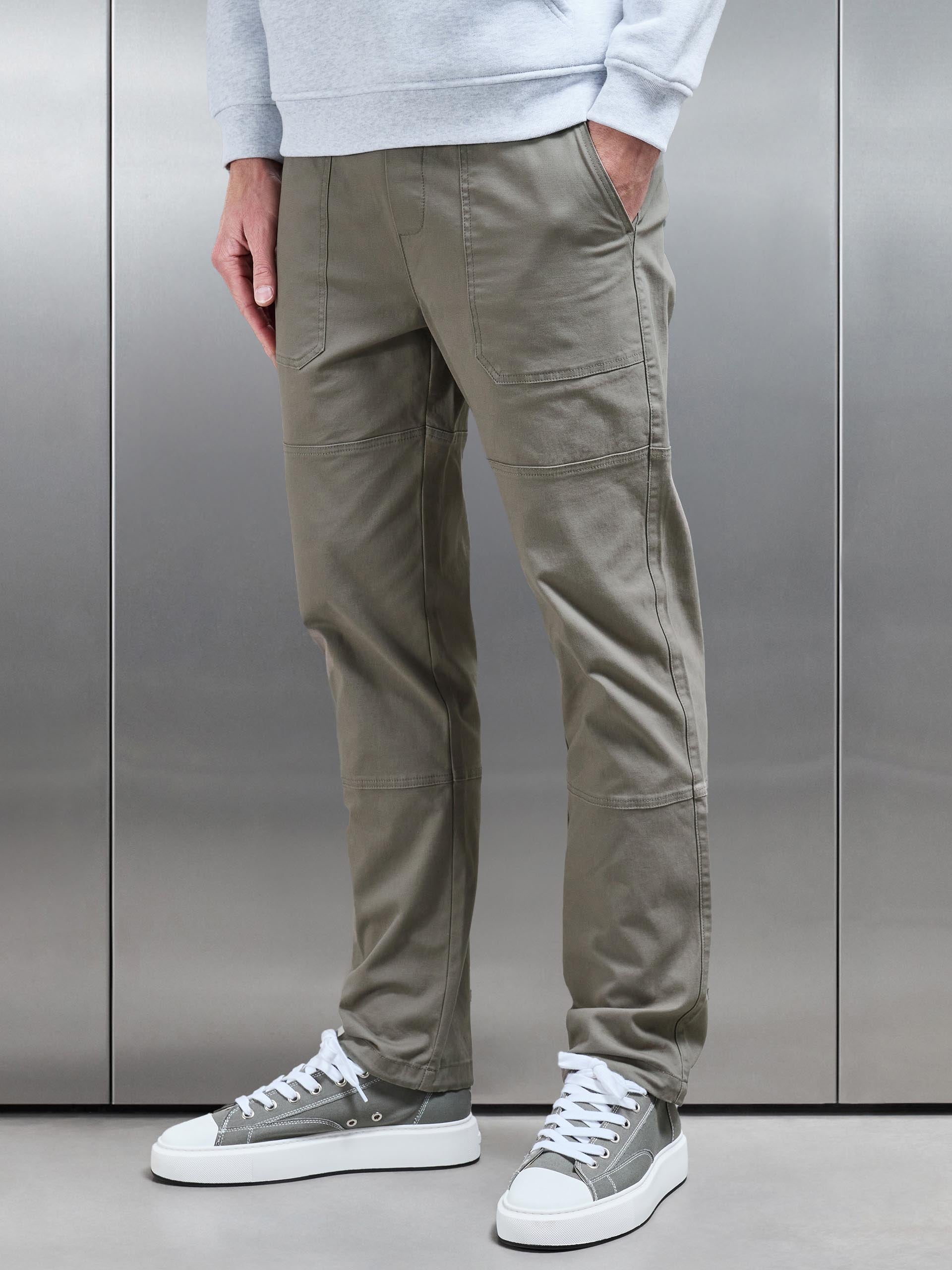 Worker Trouser in Olive