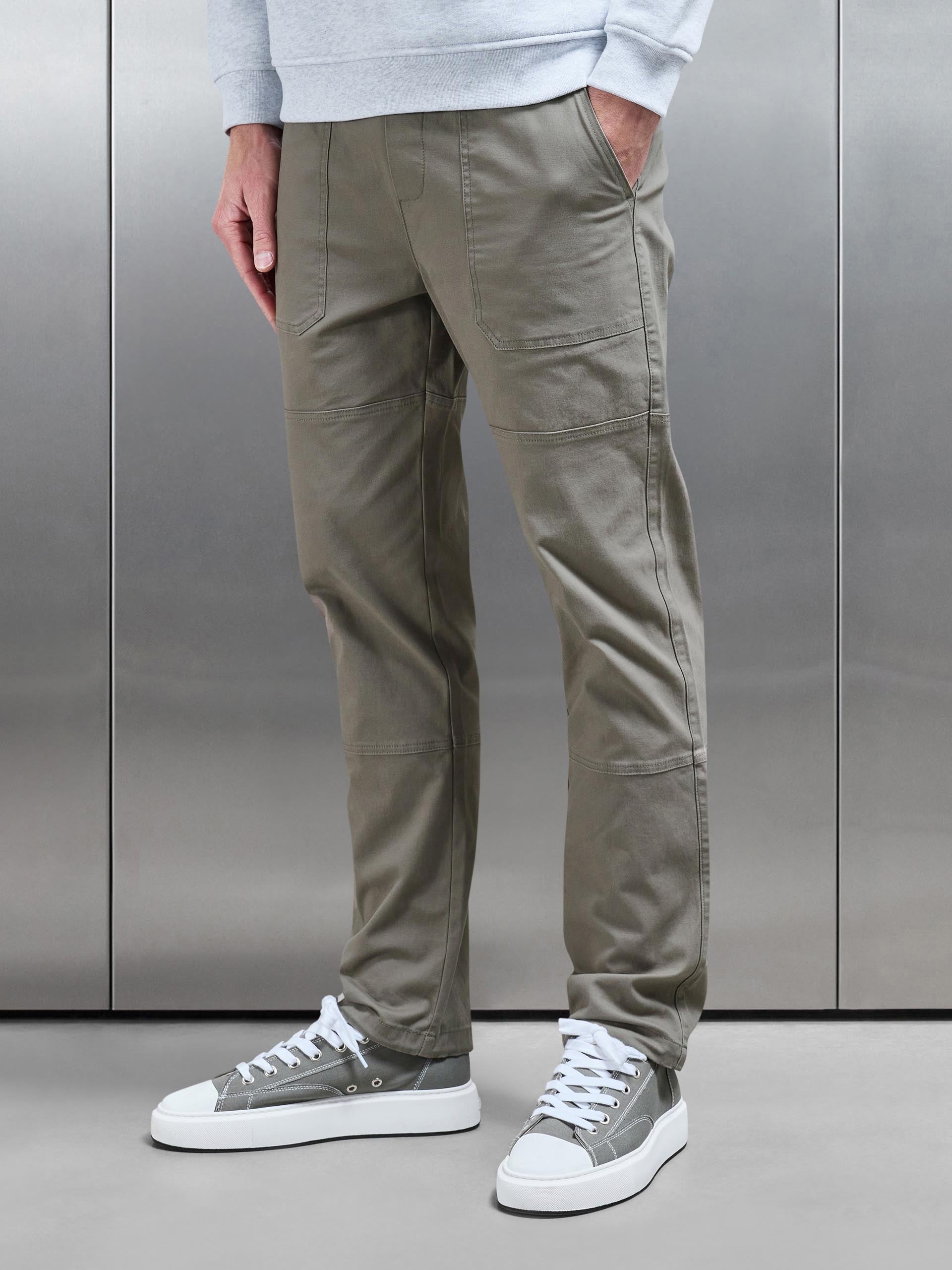 Worker Trouser in Olive