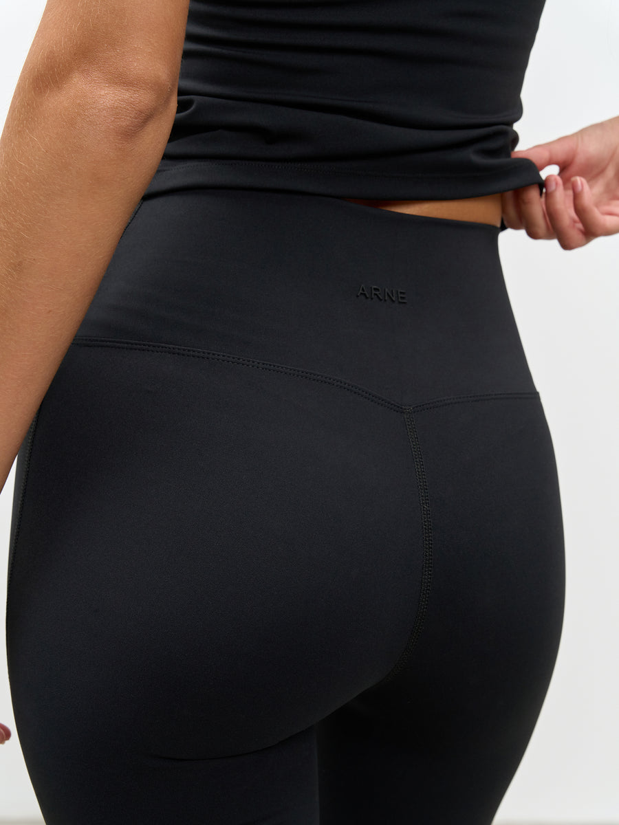 Womens Active Flared Legging in Black