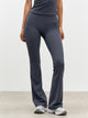 Womens Active Flared Legging in Slate Blue