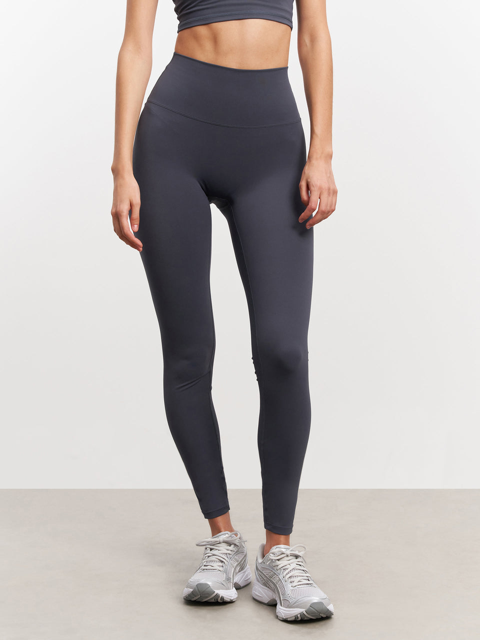 Womens Active Legging in Slate Blue