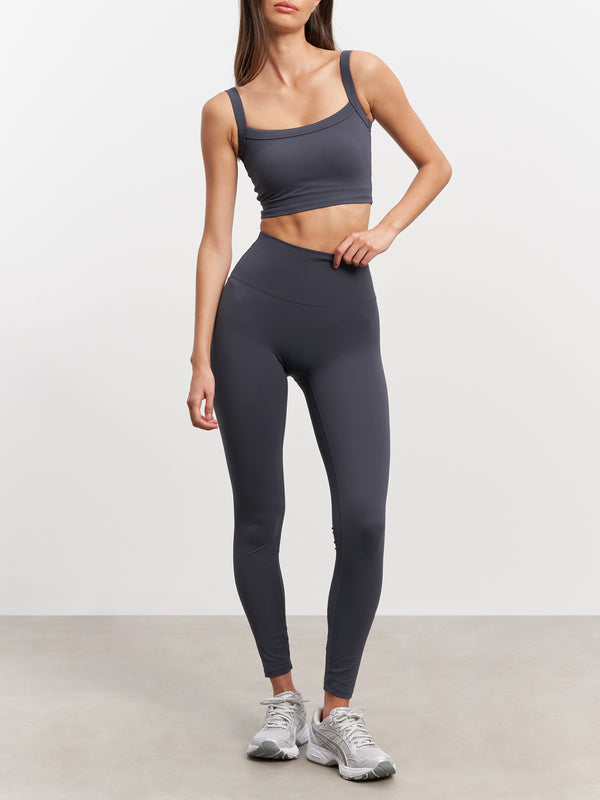 Womens Active Legging in Slate Blue