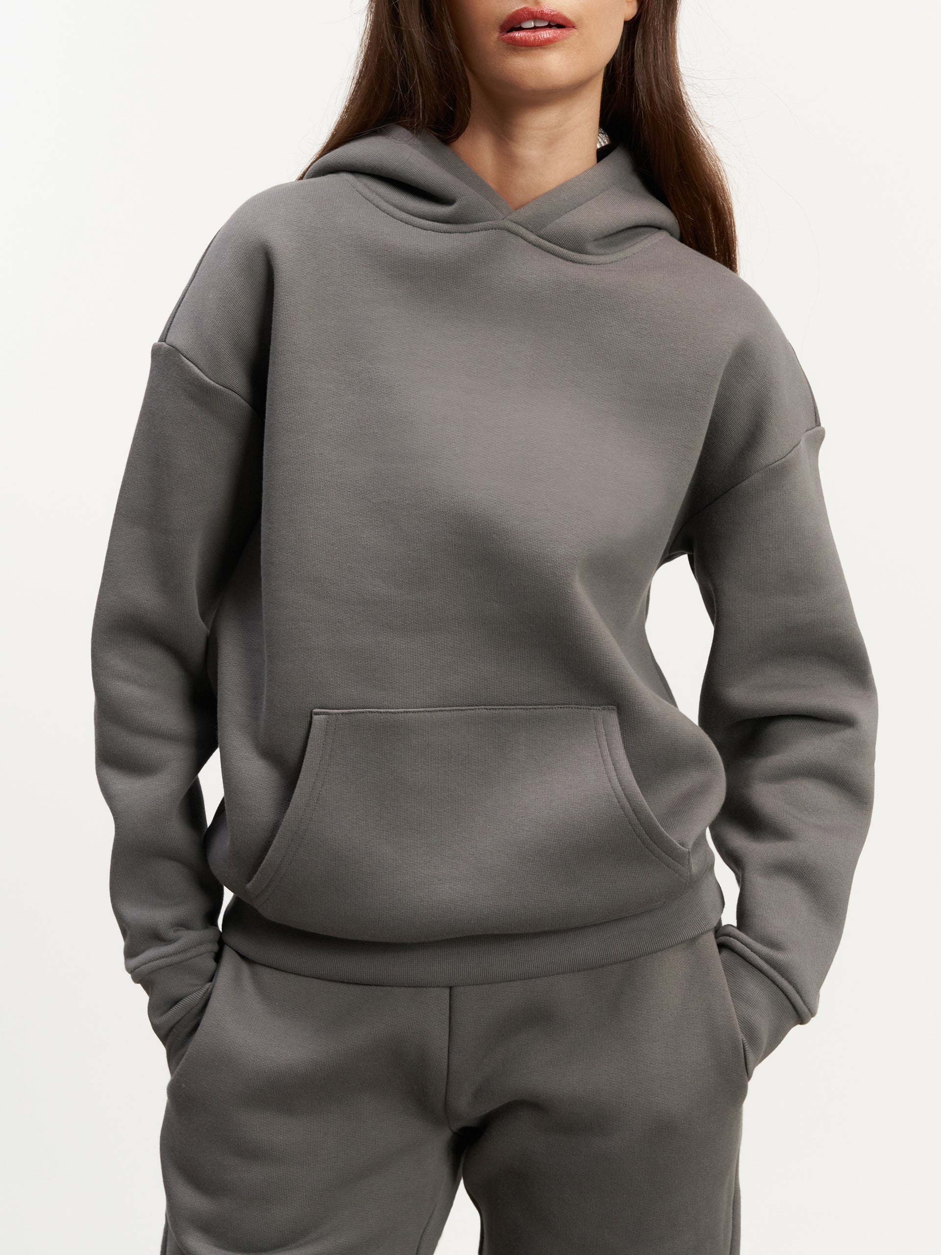 Womens Relaxed Hoodie in Grey