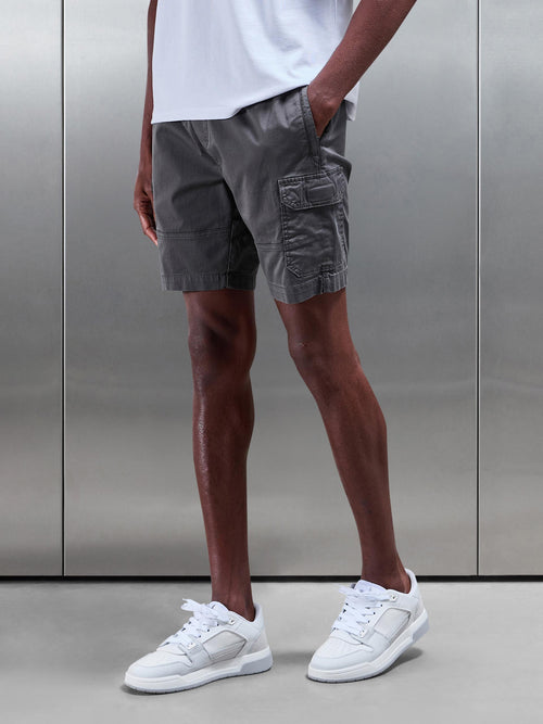 Worker Cargo Short in Grey