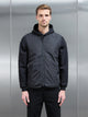 Zip Through Padded Vest in Black