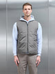 Zip Through Padded Vest in Olive
