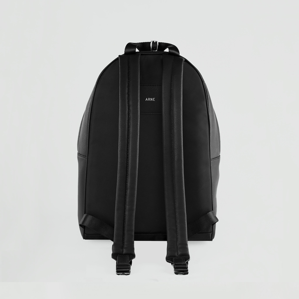 Genuine Leather Backpack in Black